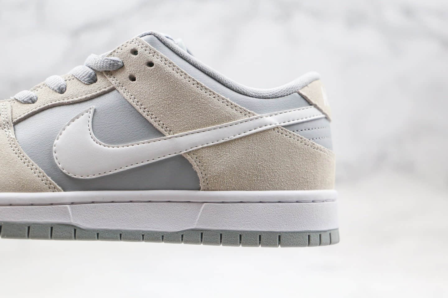 耐克Nike SB Dunk Low Summit White Wolf Grey TRD纯原版本低帮SB DUNK北极狐灰白配色原楦头纸板打造 货号：AR0778-110