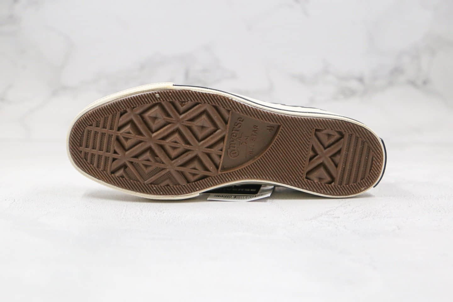 匡威Converse Chuck 70s公司级版本高帮帆布鞋字母涂鸦豆沙粉色蓝底双围条 货号：167697C