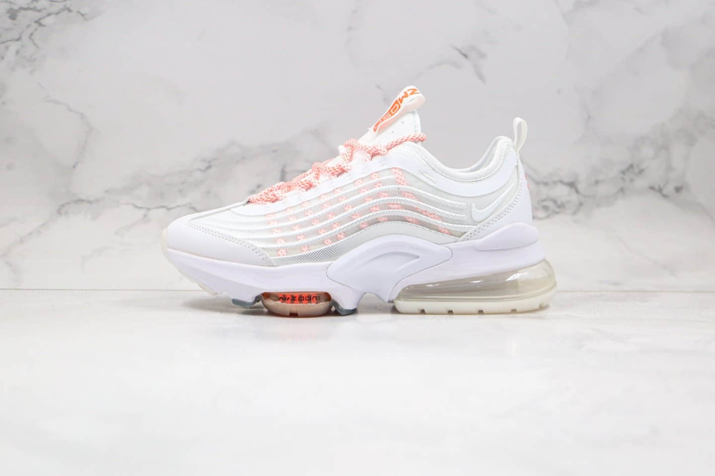 耐克Nike Air Max Zoom 950 Af1-TYpe公司级版本超跑系列Max950跑鞋白粉色原盒原标 货号：CJ6700-066