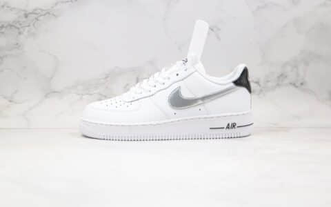 耐克Nike Air Force 1“Whie black day ”纯原版本空军一号低帮AF1白银黑色内置真Sole气垫 货号：CZ4206-100