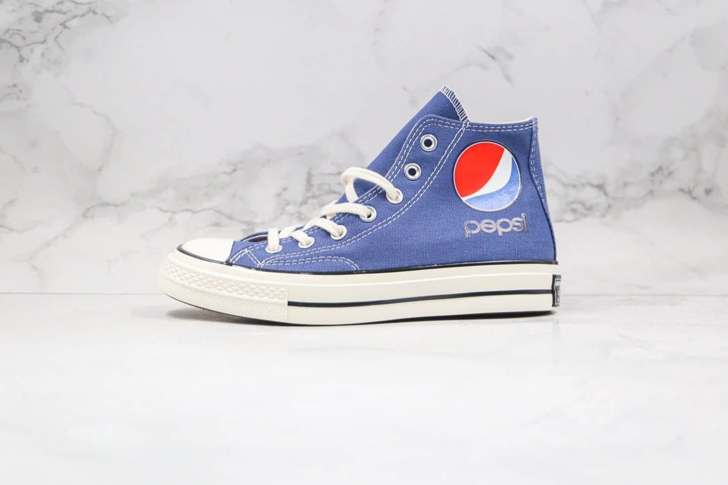 匡威Pepsi x Converse 1970s公司级版本百事可乐联名高帮帆布鞋高清洁度 货号：188605C