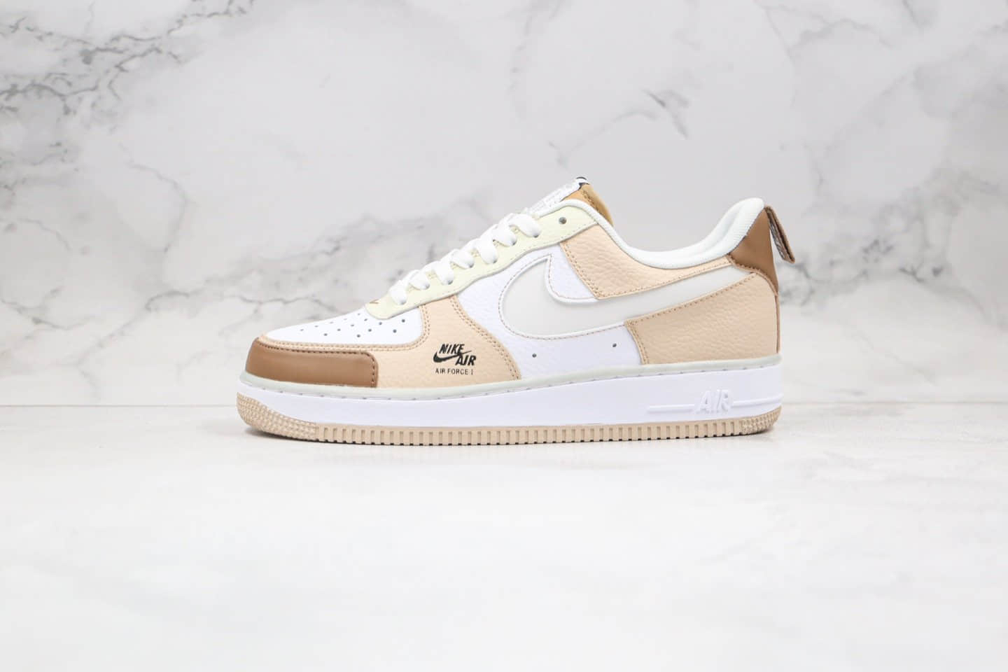 耐克Nike Air Force 1纯原版本空军一号板鞋低帮AF1咖啡豆内置气垫 货号：CV3039-101