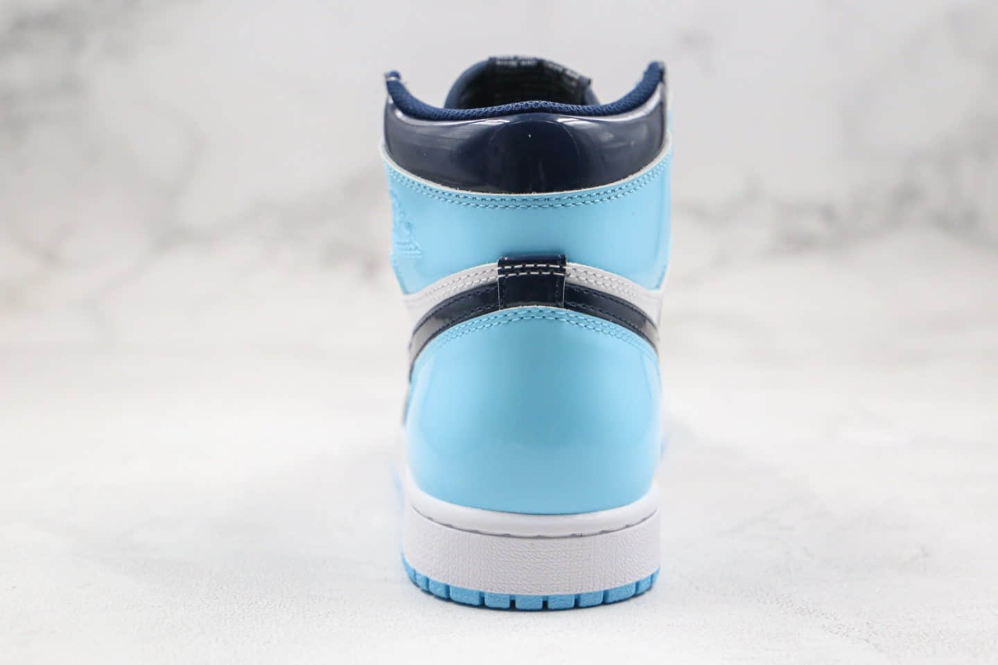 乔丹Air Jordan 1 Retro High OG“UNC Patent”纯原版本高帮AJ1全明星漆皮北卡蓝原鞋开发原盒原标 货号：CD0461-401