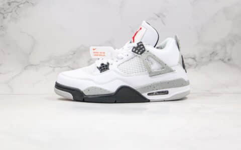 乔丹Air Jordan 4 Retro“White Cement”纯原版本AJ4白水泥原楦原档案开发区别市面通货版本 货号：840606-192