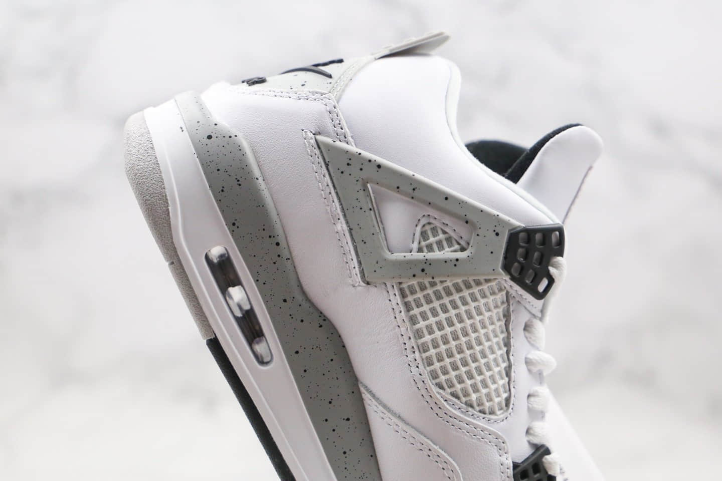 乔丹Air Jordan 4 Retro“White Cement”纯原版本AJ4白水泥原楦原档案开发区别市面通货版本 货号：840606-192