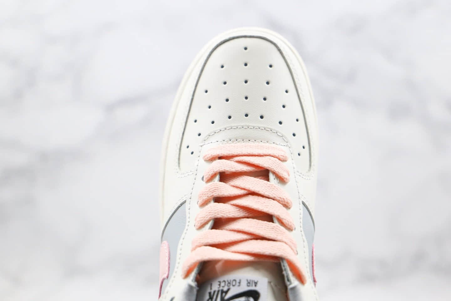 耐克Nike Air Force 1 Low（2020）Pink white LF纯原版本低帮空军一号板鞋灰粉色梦巴黎配色内置Sole气垫 货号：CW7584-101