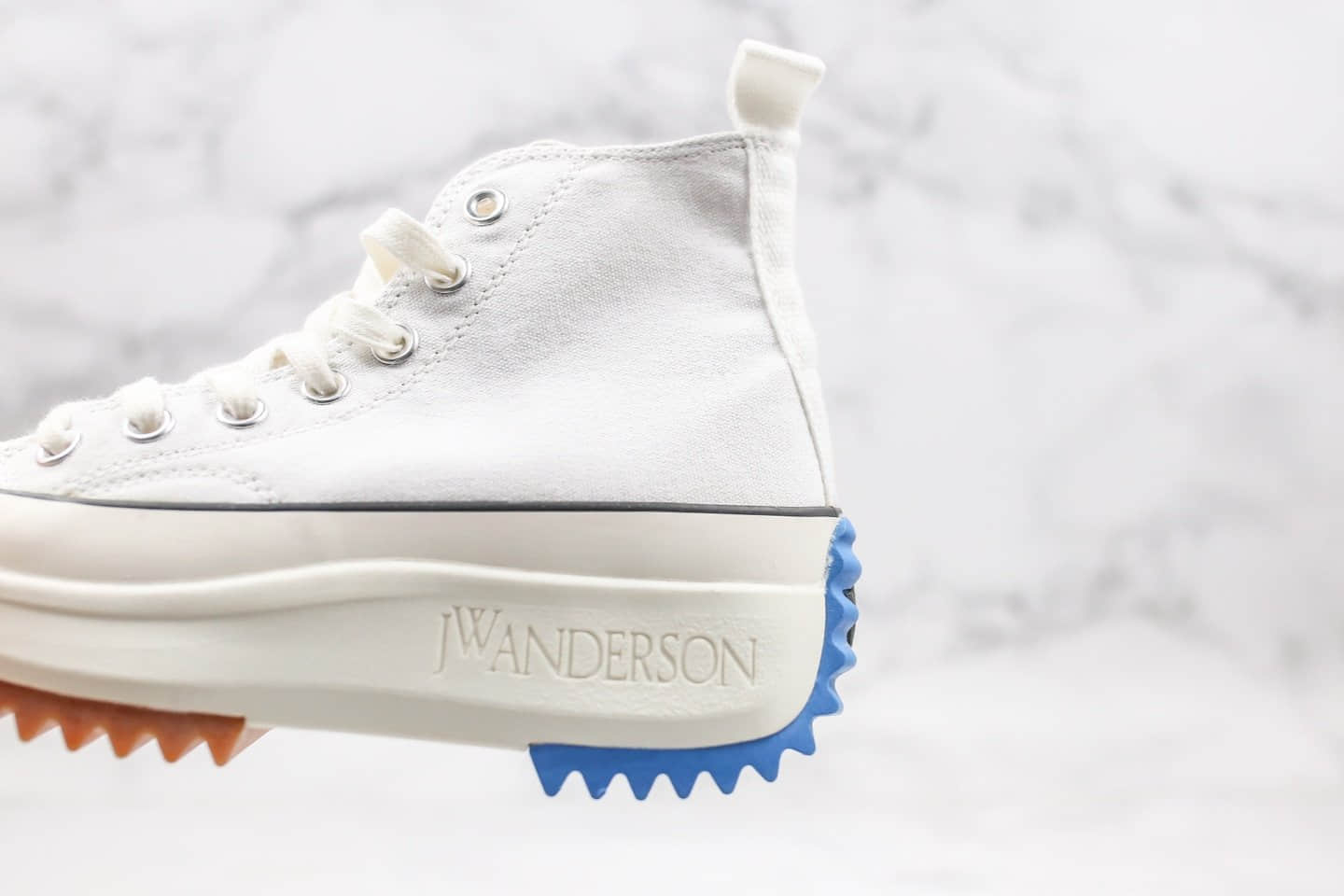 匡威J.W. Anderson x Converse Chuck Run Star Hike1970s公司级版本JWA联名泫雅同款高帮厚底松糕帆布鞋白色原盒包装 货号：164665C