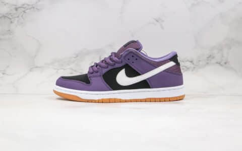 耐克Nike Dunk Low Pro纯原版本Dunk低帮板鞋生胶紫色原楦开发 货号：BQ6817-102