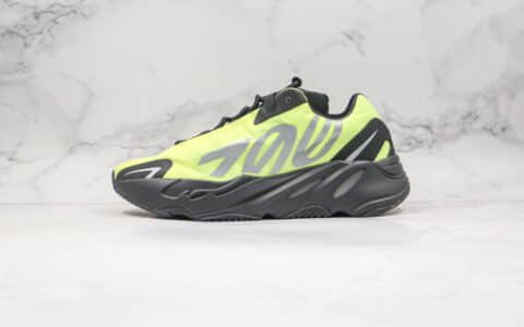 阿迪达斯adidas Yeezy Boost 700 MNVN Phosphor纯原版本椰子700V3荧光绿原楦开发巴斯夫原底 货号：FY3727