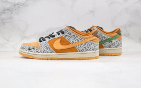 耐克Nike Dunk SB Low “Safari”纯原版本Dunk SB板鞋石斑纹内置气垫 货号：CD2563-002