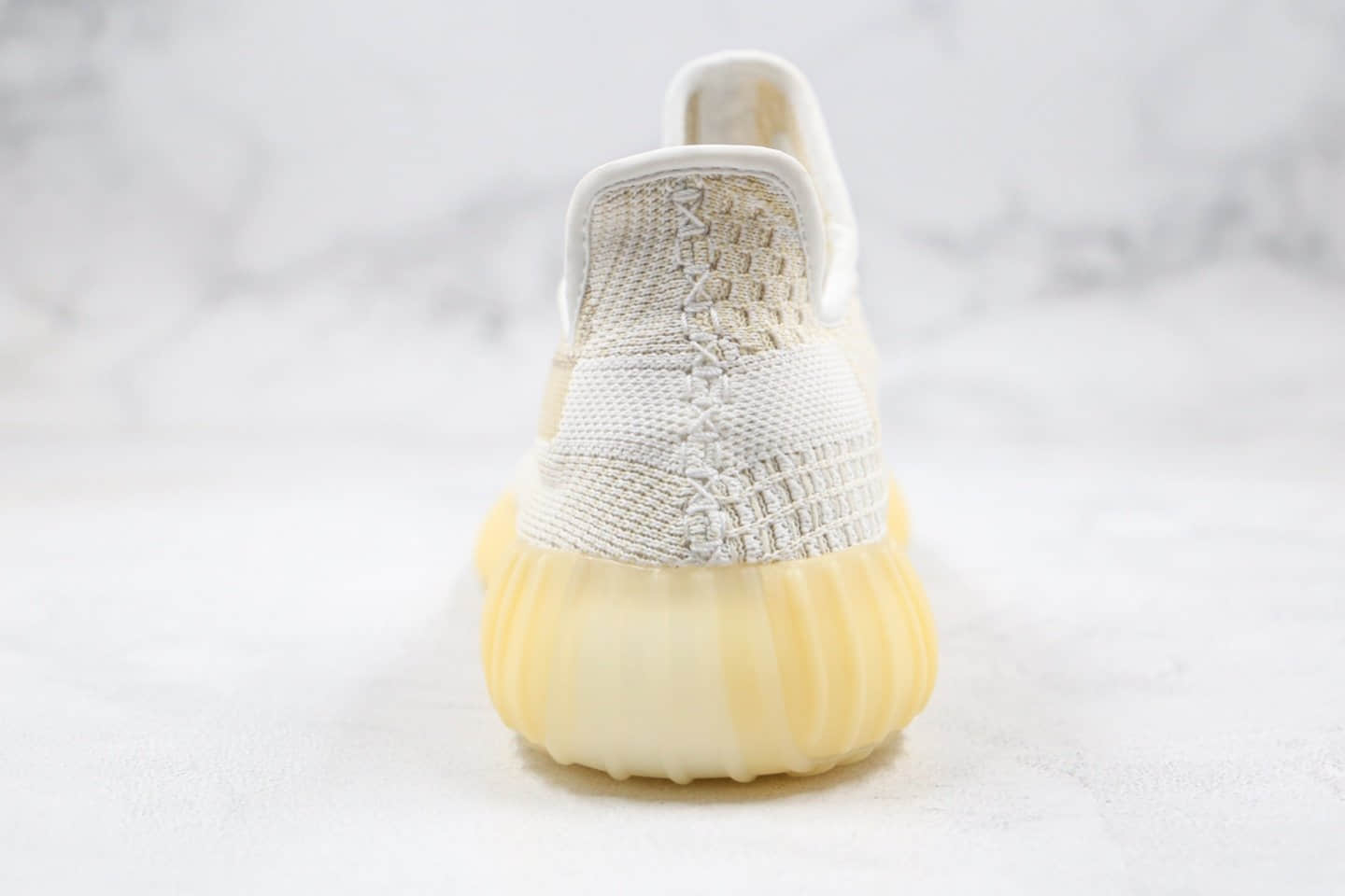 阿迪达斯Adidas Yeezy Boost 350 V2“Abez”OG纯原版本椰子350V2氧化天使米白黄色原厂巴斯夫爆米花材质 货号：FZ5246