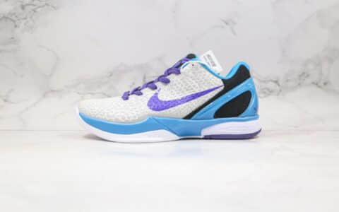 耐克Nike Zoom Kobe VI纯原版本科比6代蓝色波点鱼鳞纹配色内置真实碳板加持支持实战 货号：429659-102