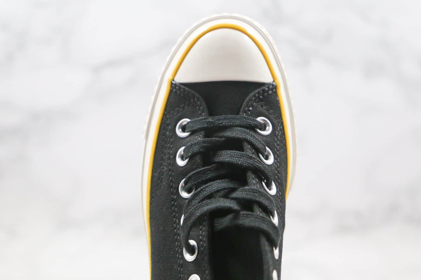 匡威Converse Chuck 70公司级版本低帮解构拼接撞色三围条黑白色帆布鞋原厂硫化大底正确硅蓝软中底 货号：568802C