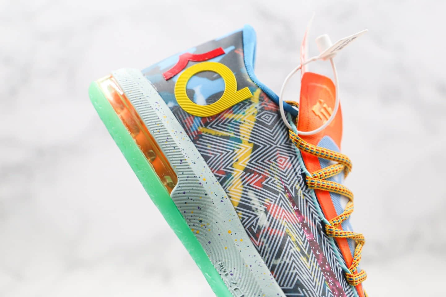 耐克Nike KD 6 Premium What The KD MVP纯原版本杜兰特6代实战篮球鞋七彩鸳鸯内置气垫 货号：669809-500