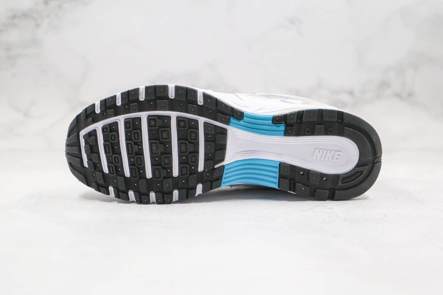 耐克Nike P-6000纯原版本复古跑鞋白蓝色原装透气网面原楦头纸板打造 货号：CV3038-101