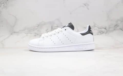 阿迪达斯adidas Originals Stan Smith W纯原版本史密斯板鞋白黑色进口头层皮料 货号：EG4549