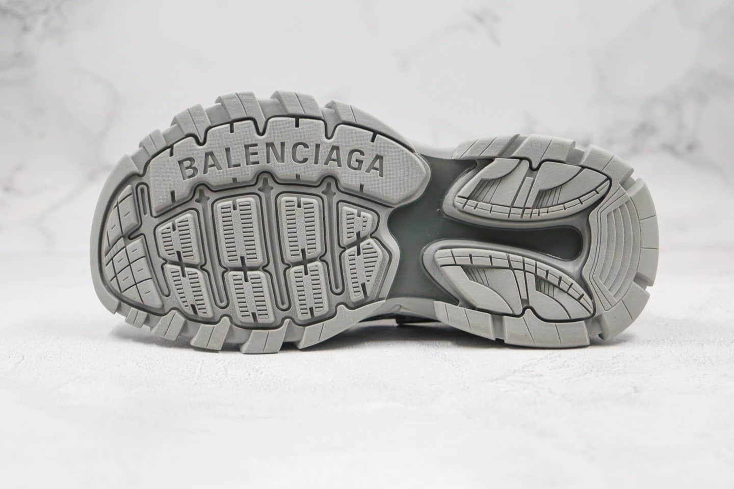 巴黎世家Balenciaga 4.0魔术贴凉鞋灰色夏季新款纯原版本原鞋开模一比一打造