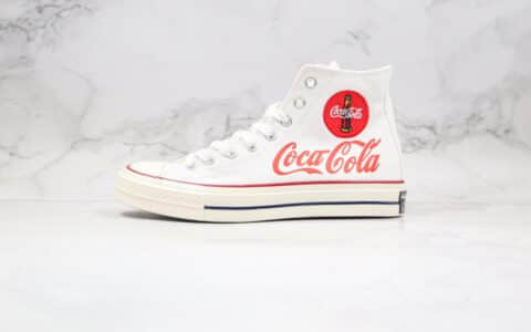 匡威Converse Chuck 1970S x Coca-Cola公司级版本高帮可口可乐联名款帆布鞋原厂硫化大底原盒原标 货号：188601C