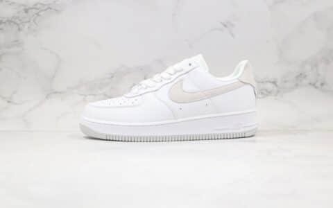 耐克Nike Air Force 1 Low纯原版本低帮空军一号白灰色灰钩配色内置气垫原档案数据开发 货号：CN2873-100