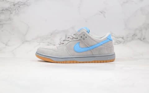 耐克Nike Dunk Low Pro 2020纯原版本低帮SB DUNK灰蓝色板鞋内置Zoom气垫原楦头纸板打造 货号：304292-022