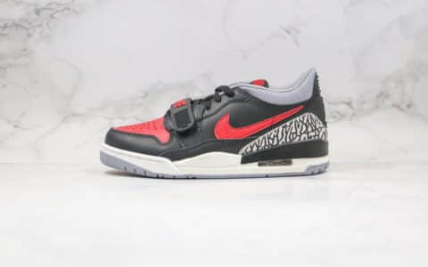 乔丹Air Jordan Legacy 312纯原版本低帮AJ312黑红色内置气垫原盒原标 货号：CD7069-006