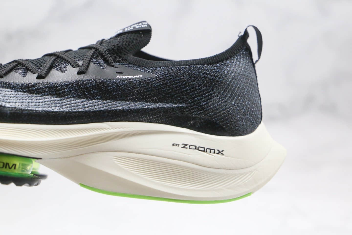 耐克Nike Air Zoom Alphafly NEXT％纯原版本马拉松跑鞋破2系列黑白色内置真碳板气垫支持高强度长跑 货号：CI9925-001