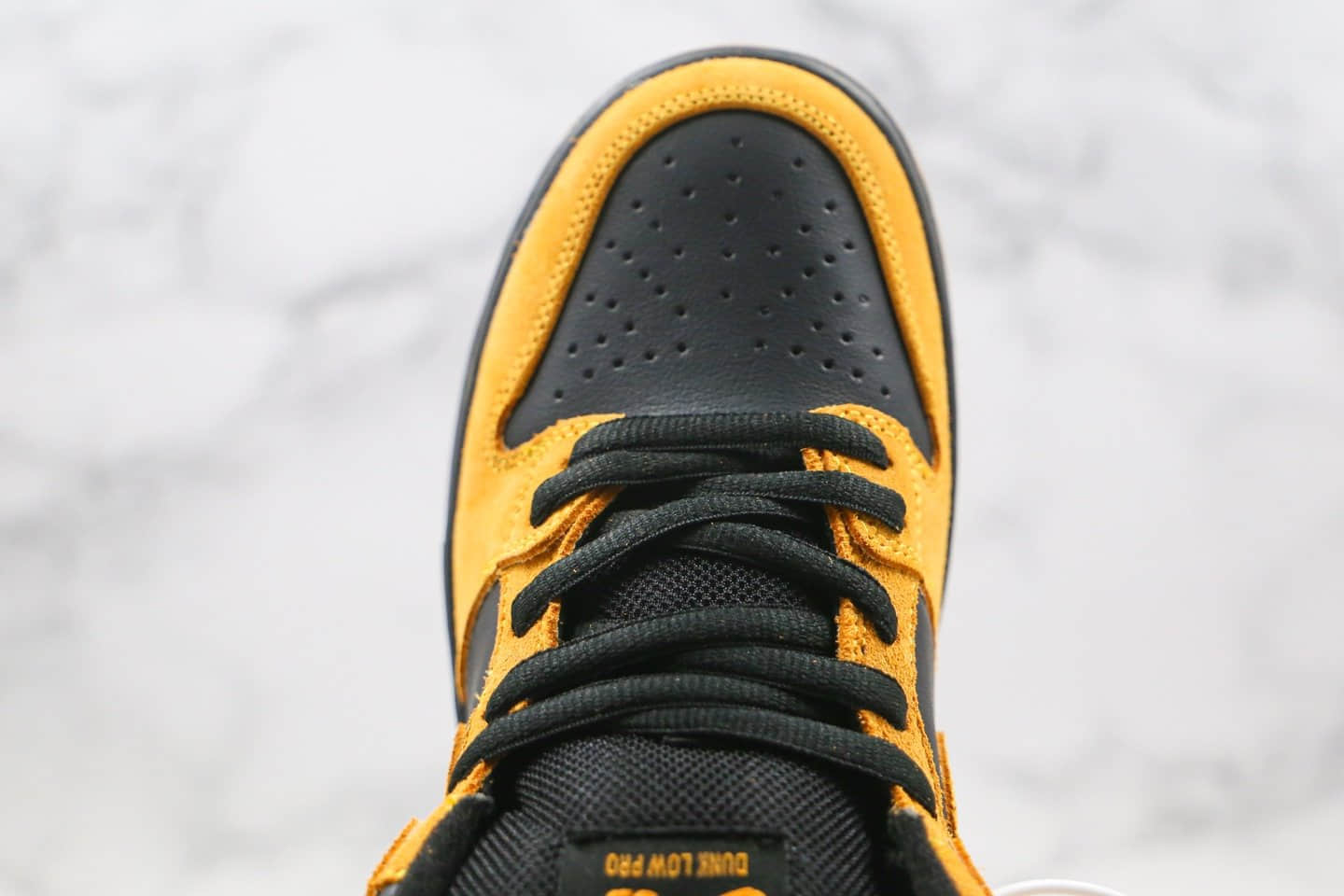 耐克Nike Dunk Low Pro 2020版纯原版本低帮SB DUNK板鞋黑黄色内置气垫 货号：304292-706