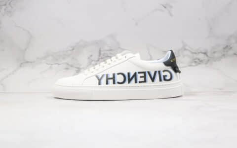 纪梵希Givenchy Low-top lace-up sneakers纯原版本版本3D打印字母印花系列小白鞋顶级无胶工艺