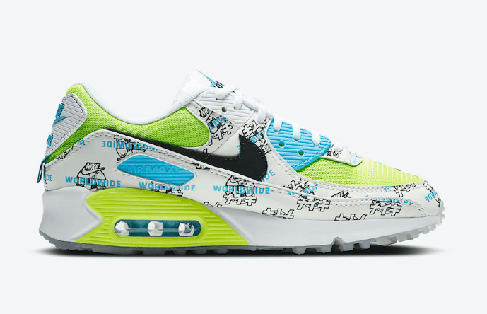 Worldwide系列！全新Air Max 90即将登场！ 货号：DA1342-107