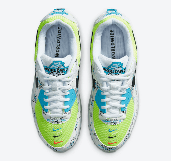 Worldwide系列！全新Air Max 90即将登场！ 货号：DA1342-107