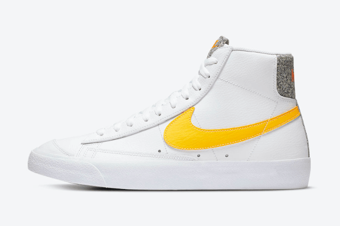 百搭小白鞋！全新Nike Blazer Mid ’77即将登场！ 货号：DA4677-100