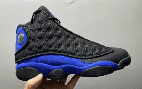 撞脸昆汀·理查德森 PE战靴！全新AJ13“Hyper Royal”实物图首度曝光！ 货号：414571-040