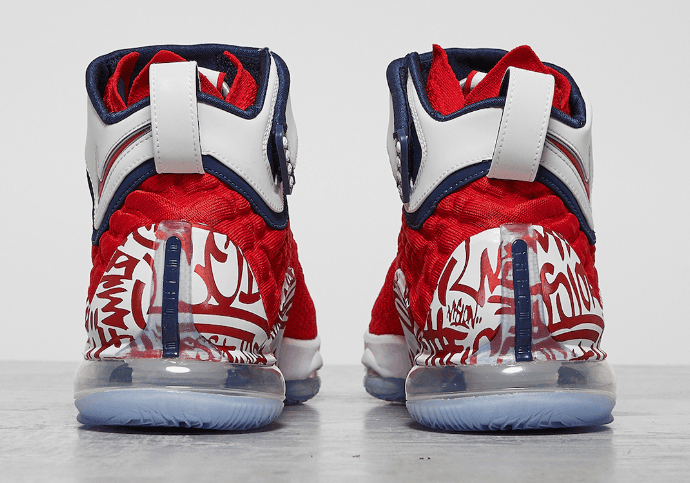 大红涂鸦装扮！第三双 LeBron 17 “Graffiti”首度曝光！