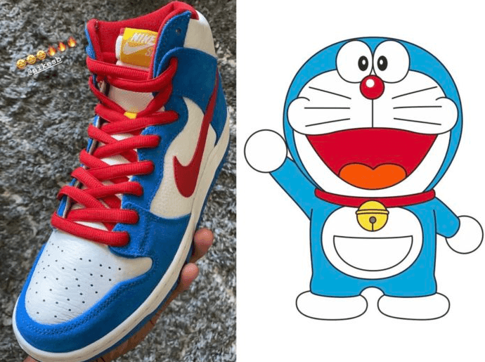 庆祝哆啦 A 梦诞生50周年！机器猫Nike SB Dunk High惊艳亮相！