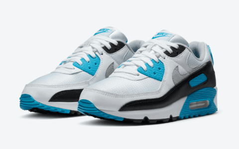 经典元年配色回归！全新Nike Air Max 90 OG“ Laser Blue”今夏登场！ 货号：CJ6779-100