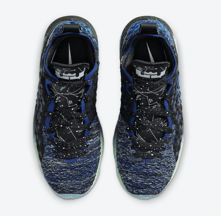 梦幻星座主题！全新LeBron 17下月登场！ 货号：BQ5594-407