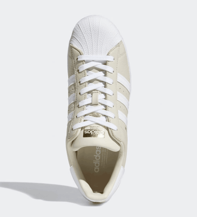 清新奶茶装扮！adidas贝壳头Superstar新配色现已发售！ 货号：FY5865