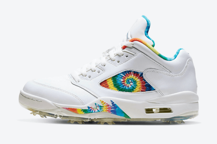 亮眼扎染装扮！全新 AJ5 Low Golf即将登场！ 货号：CW4205-100