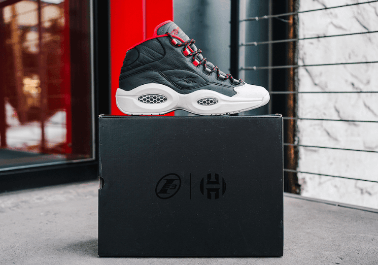 艾弗森哈登联名！全新Reebok Question Mid官图释出！下月发售！ 货号：FZ1365