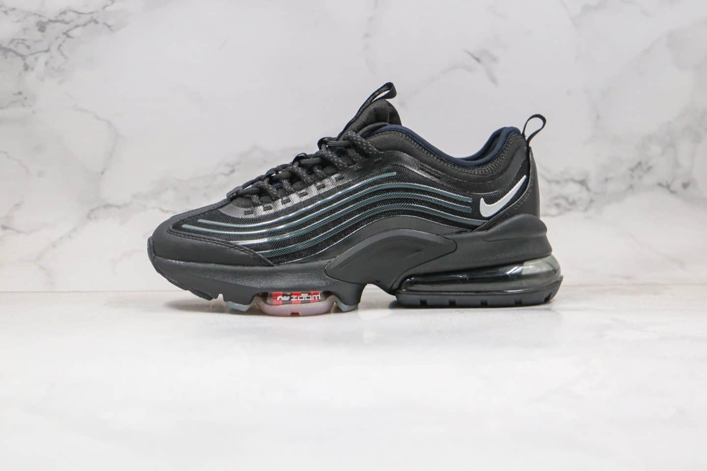 耐克Nike Air Max Zoom 950 Af1-TYpe 950纯原版本超跑系列Max950气垫慢跑鞋黑色原楦头纸板打造 货号：CJ6700-001