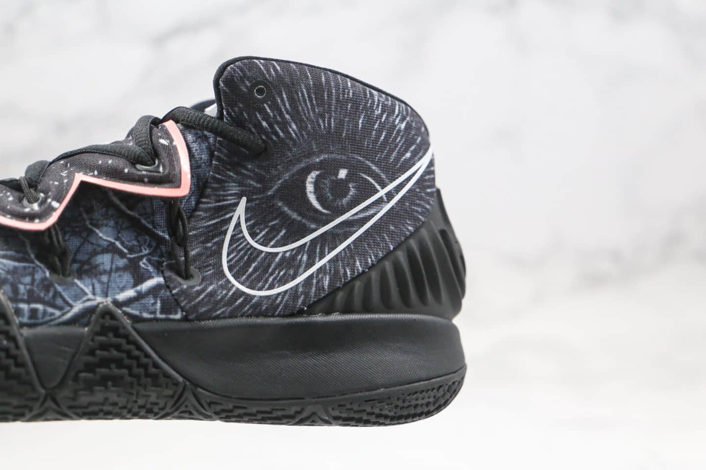 耐克Nike KYBRID S2 EP纯原版本欧文S2实战篮球鞋黑色涂鸦内置气垫区别市面通货版本 货号：CT1971-001