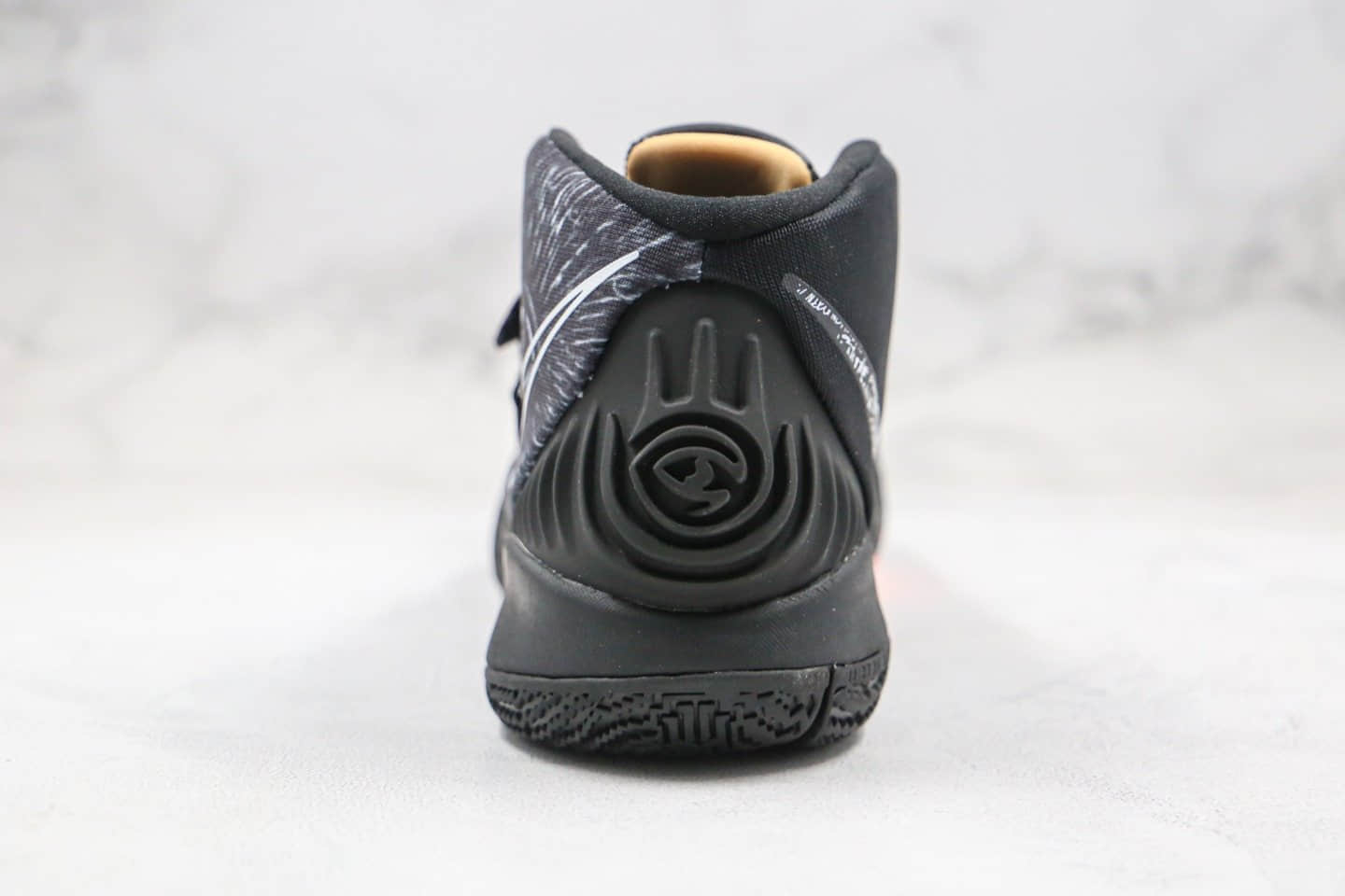 耐克Nike KYBRID S2 EP纯原版本欧文S2实战篮球鞋黑色涂鸦内置气垫区别市面通货版本 货号：CT1971-001
