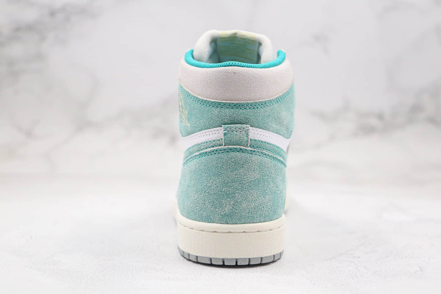 乔丹Air Jordan 1 Turbo Green纯原版本高帮AJ1蒂芙尼薄荷绿原盒原标正确后跟定型 货号：575441-311