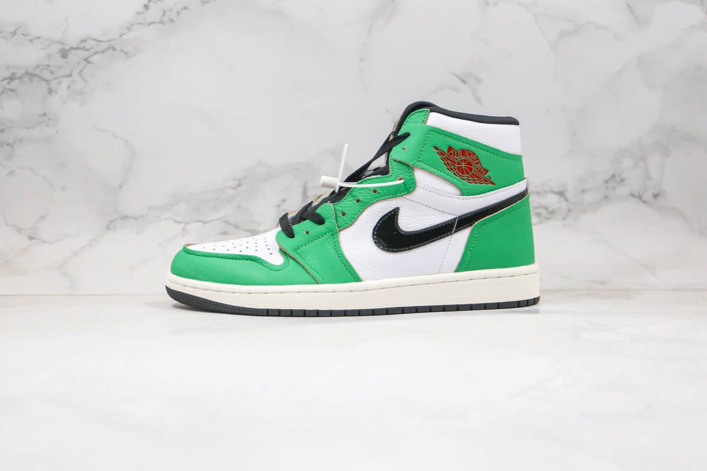 乔丹Air Jordan 1 High OG WMNS Lucky Green纯原版本高帮AJ1凯尔特人白绿色篮球鞋正确后跟定型 货号：DB4612-300