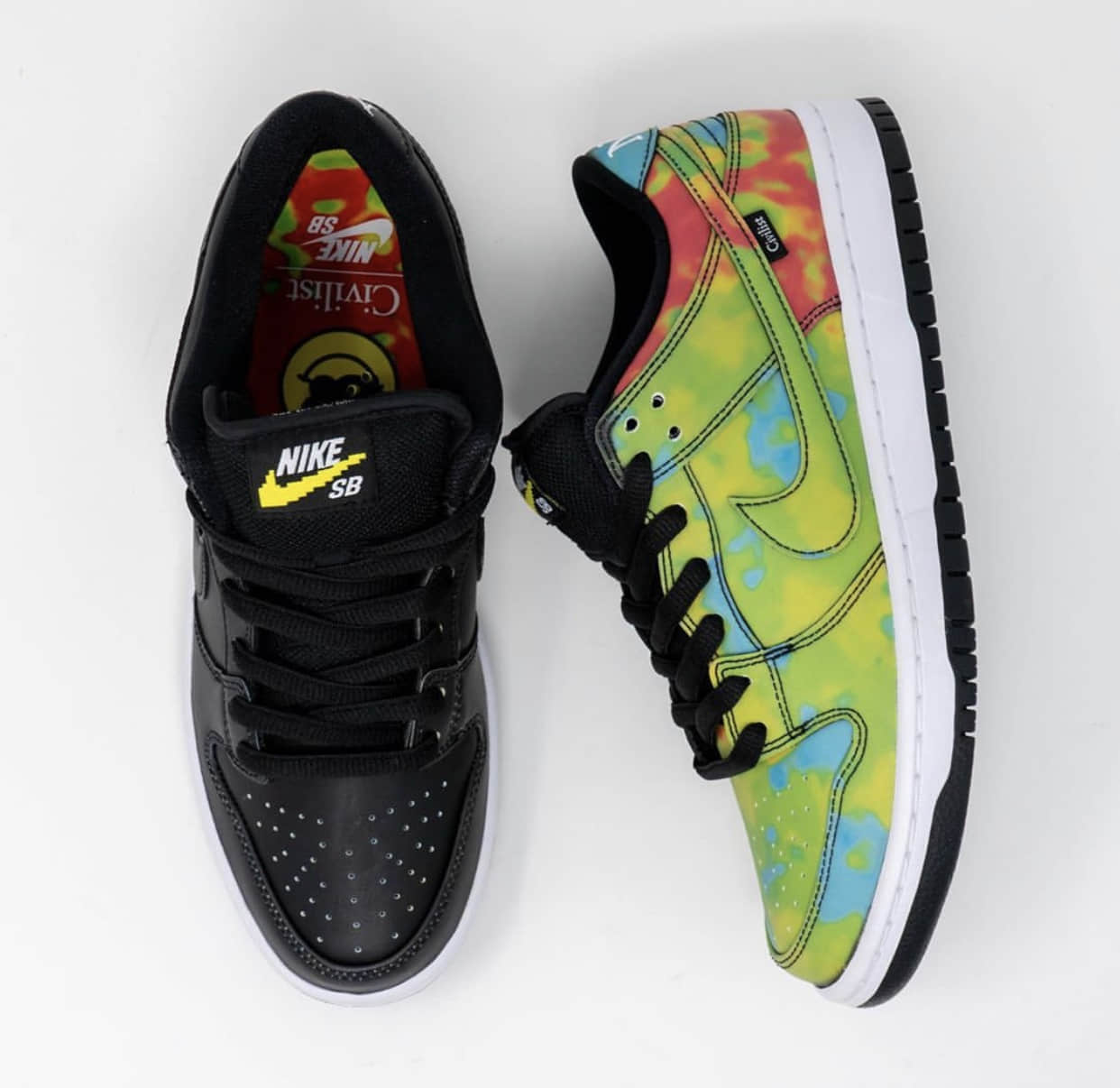 热成像Civilist x Nike SB Dunk Low官图释出！8月29日发售！ 货号：CZ5123-001