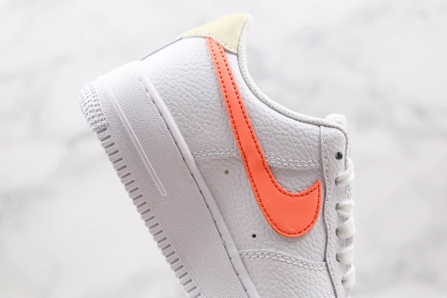 耐克Nike Air Force 1 'O7 White Atomic Pink纯原版本低帮空军一号蜜桃白橙色板鞋内置全掌Sole气垫 货号：315115-157