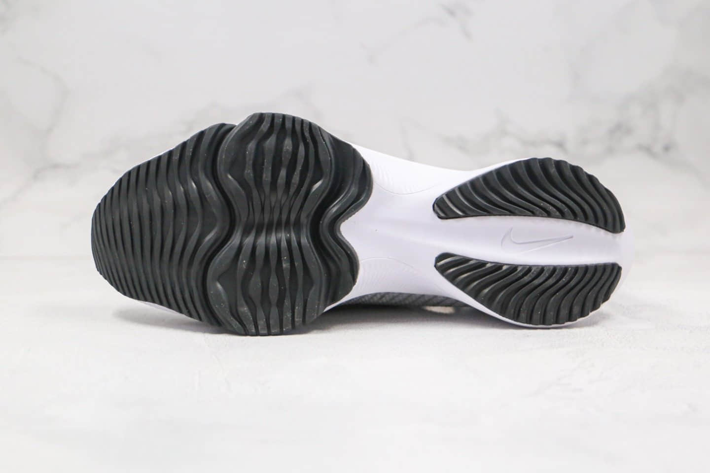 耐克Nike Air Zoom Alphafly NEXT%纯原版本马拉松气垫跑鞋浅灰白色内置碳板气垫支持长跑 货号：CJ2102-002