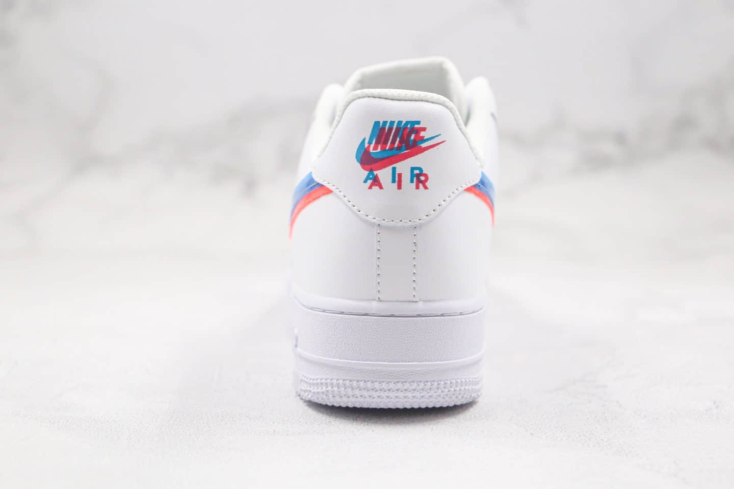 耐克Nike Air Force 1 LV8 KSA Low纯原版本低帮空军一号双钩重影白蓝粉色板鞋原档案数据开发 货号：BV2551-100