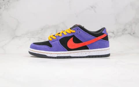 耐克Nike Dunk SB Low SP纯原版本低帮SB DUNK板鞋葡萄紫色板鞋内置ZOOM气垫正确鞋舌加厚填充 货号：BQ6817-008