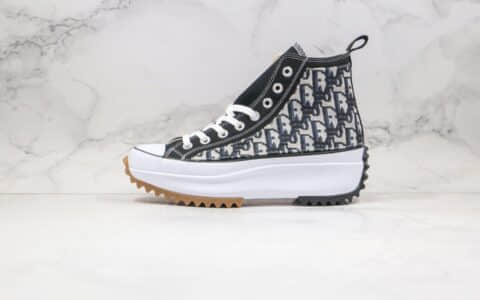 匡威Converse Chuck Taylor All Star 1970s Hi Christian x Dior迪奥联名款公司级版本高帮松糕锯齿厚底帆布鞋原盒原标